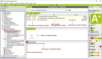 Baubegleitung Neubau: Notizen zum  Prüfpunkt