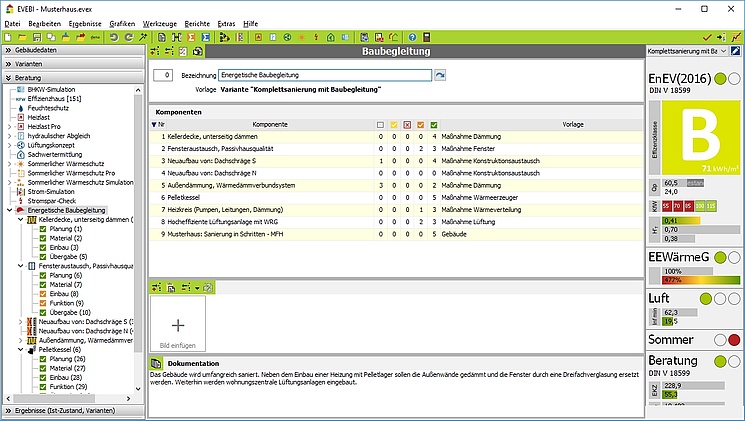 EVEBI Energieberatersoftware - Baubegleitung