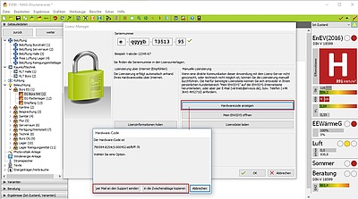 Lizenzierung mittels Hardwarecode