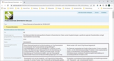Details ÖKOBAUDAT im Browser