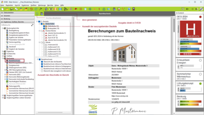 Berichtsausgabe