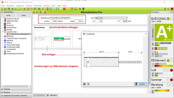 EVEBI - Wärmebrücken Pro: Detaillierter Nachweis - Detail