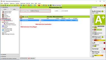 EVEBI - Wärmebrücken Pro: Detaillierter Nachweis