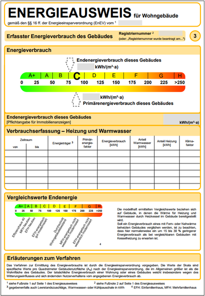 Energieverbrauchsausweis Seite 3