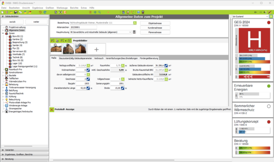 EVEBI Pro - allgemeine Daten