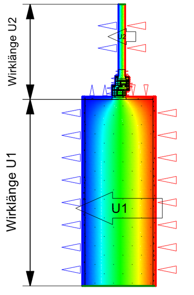 ThermCAD 4: Referenzbauteil - Psi-Wert